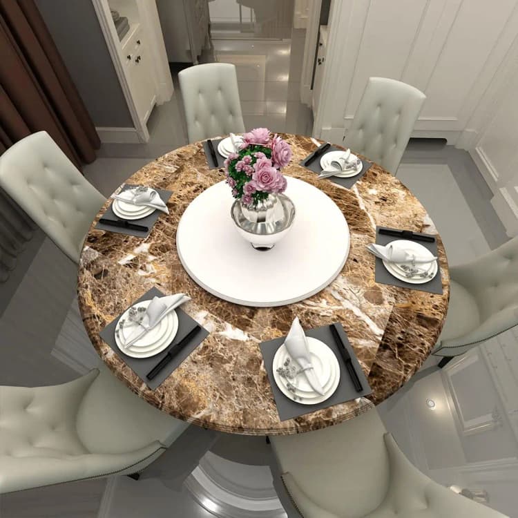 High Quality Brown Marble Granite Stickers Peel and Stick Vinyl PVC Self Adhesive Waterproof 3D Wall Stickers for Home detail 4