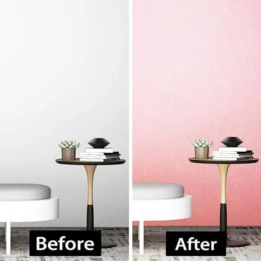 Pink Silk Wallpaper Peel and Stick Decorative Pink Contact Paper Vinyl Self Adhesive Waterproof Removable for Girls Room Walls detail 6