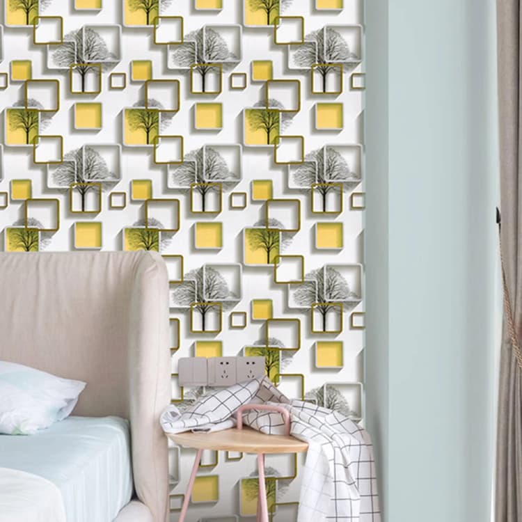 Self Adhesive Removable Decoration Home Wallpaper 3dPVC Vinyl Waterproof Wallpaper Bedroom Interior detail 1