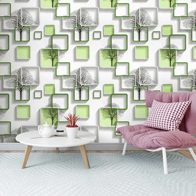 Self Adhesive Removable Decoration Home Wallpaper 3dPVC Vinyl Waterproof Wallpaper Bedroom Interior detail 3