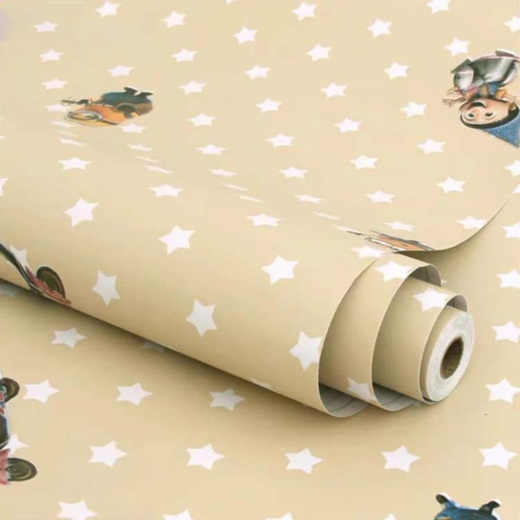 Removable Bedroom 3D Kids Room Decoration Cartoon Vinyl Peel and Stick Wallpapers Pvc Self Adhesive Wall Paper for Kids Room detail 5