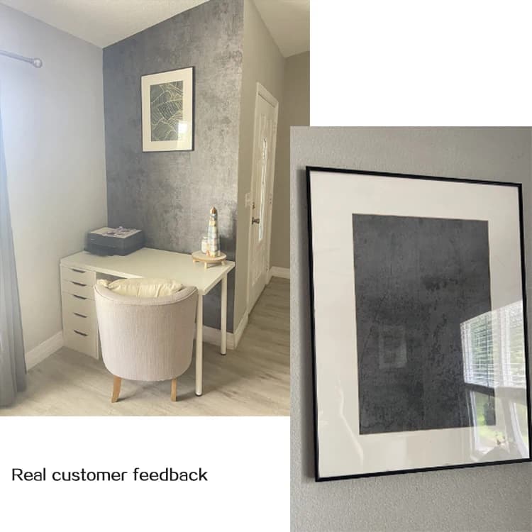 Wallpaper Textured Cement Contact Wall Sticker Paper Self Adhesive Removable Waterproof Grey 3d Wallpaper Peel and Stick detail 5
