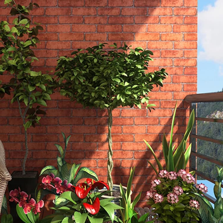 3D Wallpapers Wall Coating Bricks Pattern Peel and Stick Decor Pvc Wallpaper for Living Room Courtyard Wall detail 4
