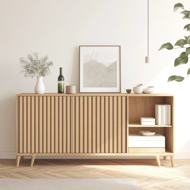 COWINLIFE DECO Thick Waterproof 3D Peel and Stick Wood Wallpapers With Stripes PVC Self-adhesive Vinyl Wall Stickers for Wall detail 5
