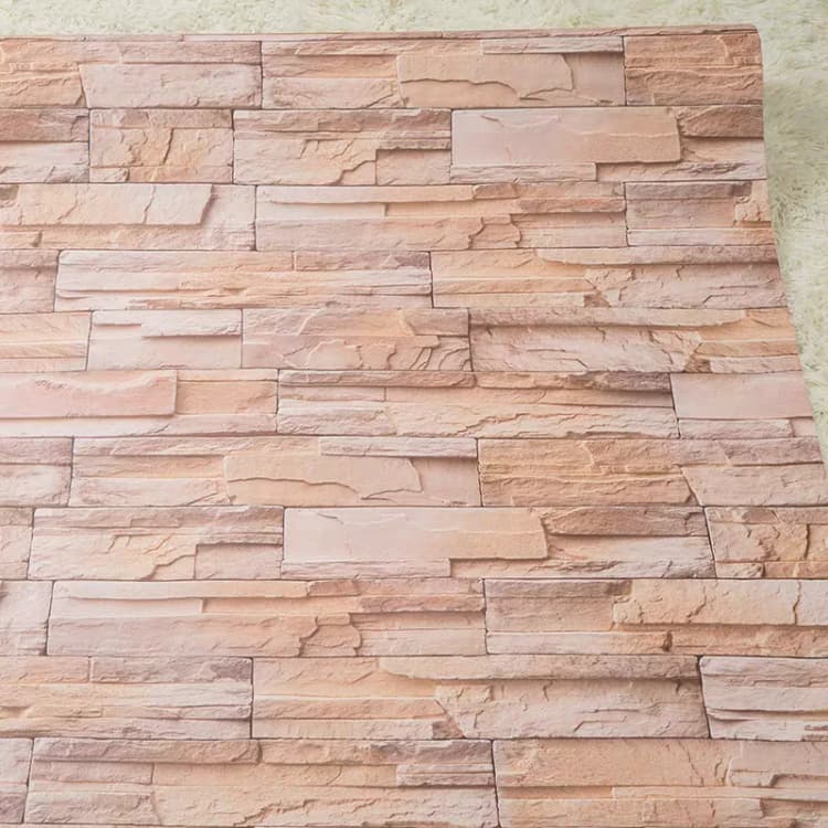 COWINLIFE DECO Modern Home Decoration Wall Paper Waterproof Vinyl 3D Stone Brick Self Adhesive Peel and Stick Wall Sticker for Wall detail 2