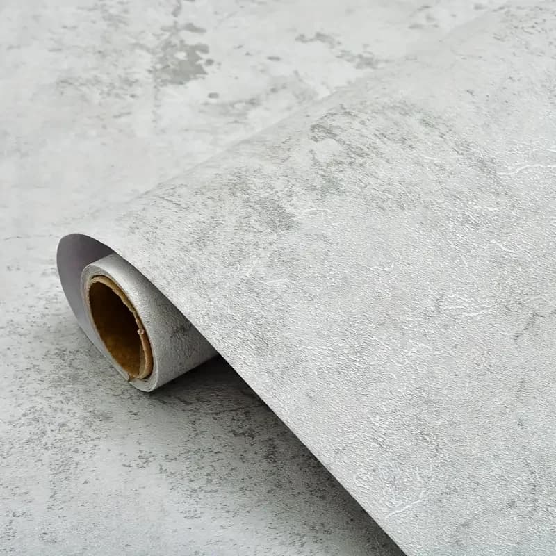 COWINLIFE DECO Thick Wall Sticker Vintage Cement Pattern Wallpaper Peel and Stick 3D Vinyl Waterproof PVC Self Adhesive Wall Paper