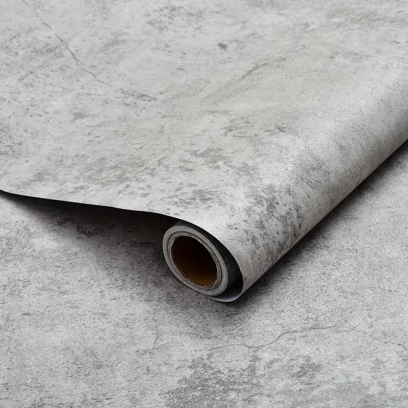 COWINLIFE DECO Wholesale Thick Wall Sticker Cement Concrete Wallpaper Peel and Stick 3D Vinyl Waterproof PVC Self Adhesive Wall Paper