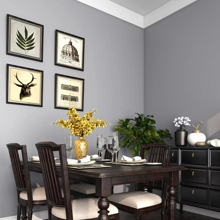 COWINLIFE DECO Modern Grey Wallpaper Peel and Stick Self Adhesive Vinyl Sticker Solid Colour Wall Paper for Living Room Decor detail 5