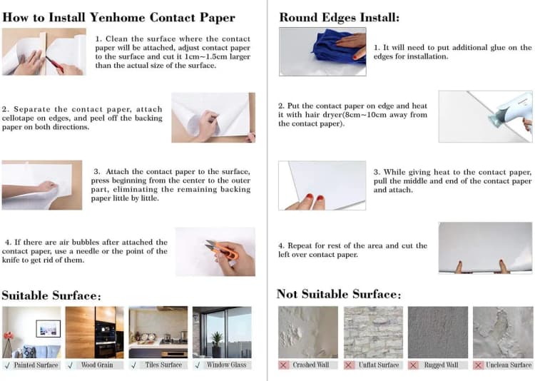 COWINLIFE DECO Silver Metallic Brush Stainless Steel Self Adhesive Vinyl Film Waterproof Peel and Stick Wallpaper Sticker for Fridge detail 6
