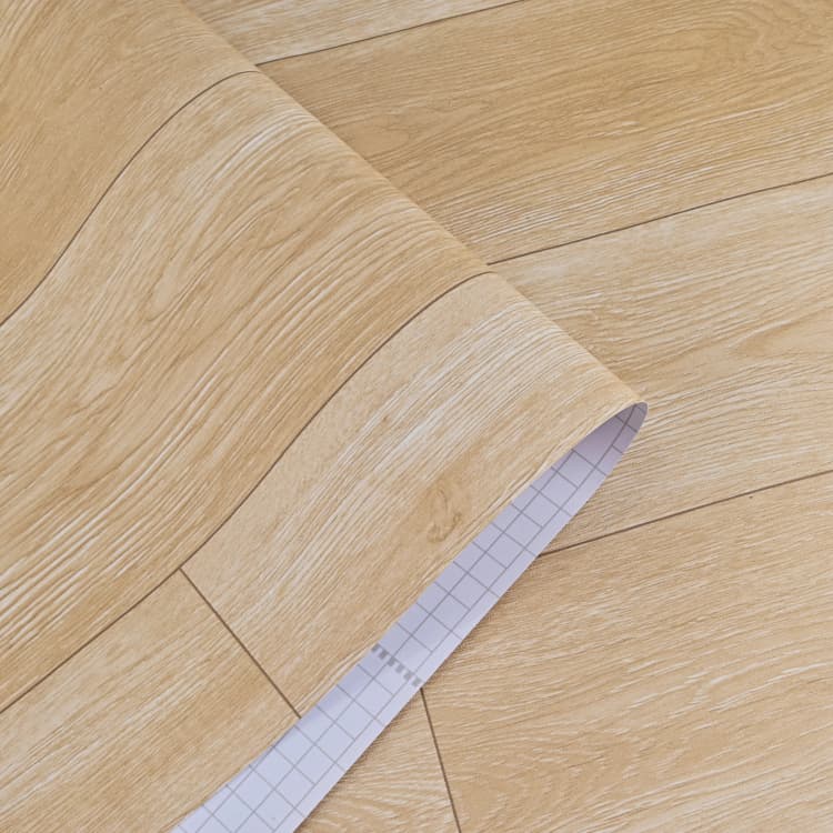 COWINLIFE DECO Factory Price Waterproof PVC Self Adhesive Wood Flooring Sticker Luxury 3d Vinyl Removable for Living Room Floor detail 1