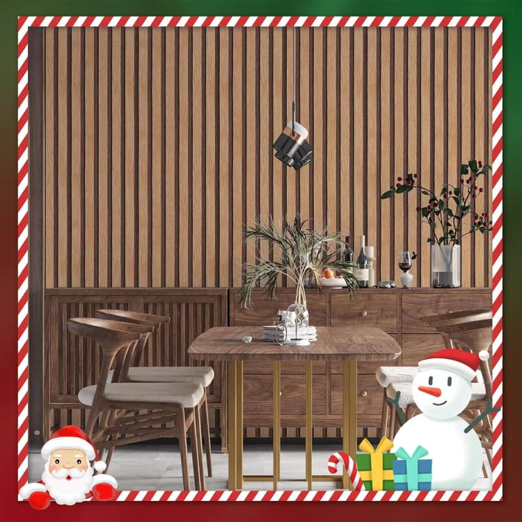 COWINLIFE DECO Factory Price Waterproof 3D Wooden Wall Paper With Stripes Peel and Stick Self Adhesive Vinyl Wall Stickers detail 5