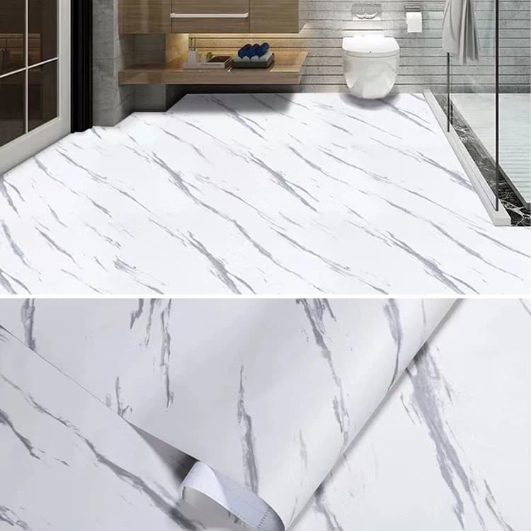 COWINLIFE DECO High Quality Matt Self-adhesive Marble Sticker Floor Tiles Wallpaper Vinyl Peel and Stick Waterproof for the Floor detail 5