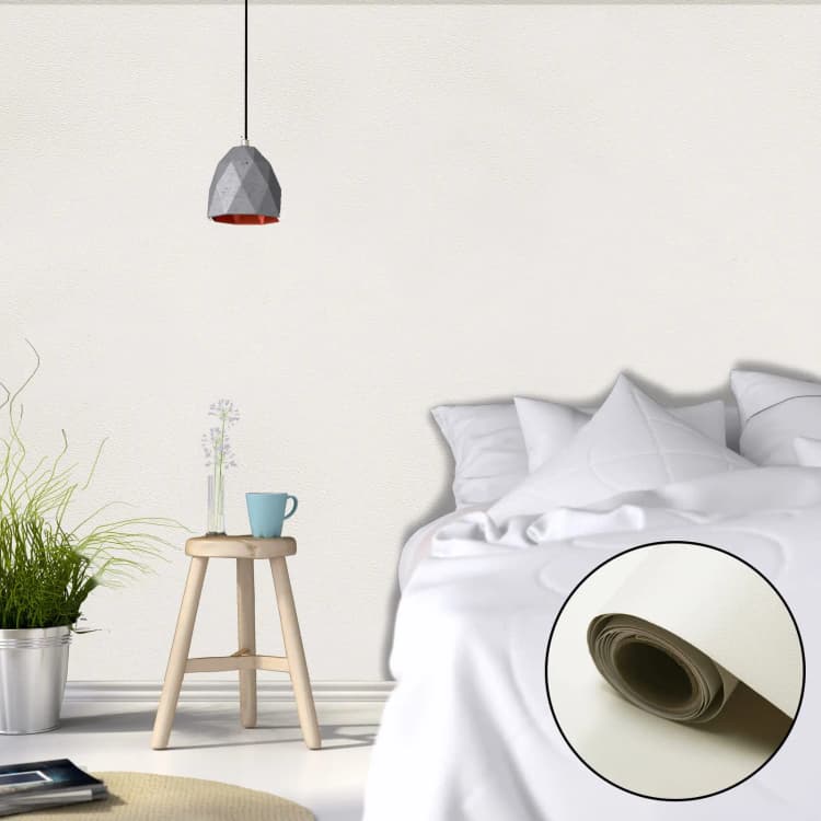 Cheap Waterproof Pvc Self Adhesive Wall Paper New Stick and Peel Beige Plain Wallpaper Printing for Cabinet Door Kitchen detail 8