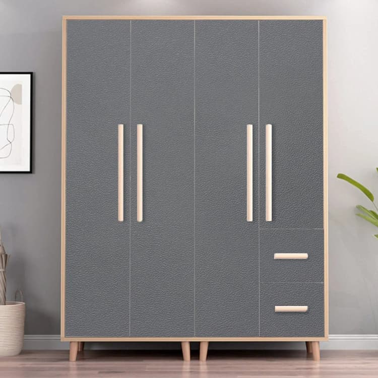 Custom Morden Pvc Peel and Stick Adhesive Wall Paper Solid Colour Grey Plain Self Adhesive Wallpaper for Furniture Living Room detail 4