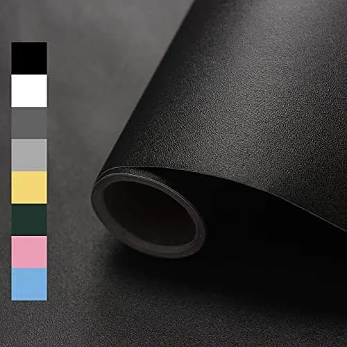 Custom Pvc Self Adhesive Wall Paper Plain Color Wallpapers for Kitchen Cabinet Furniture Countertop Paper Textured Wallpaper