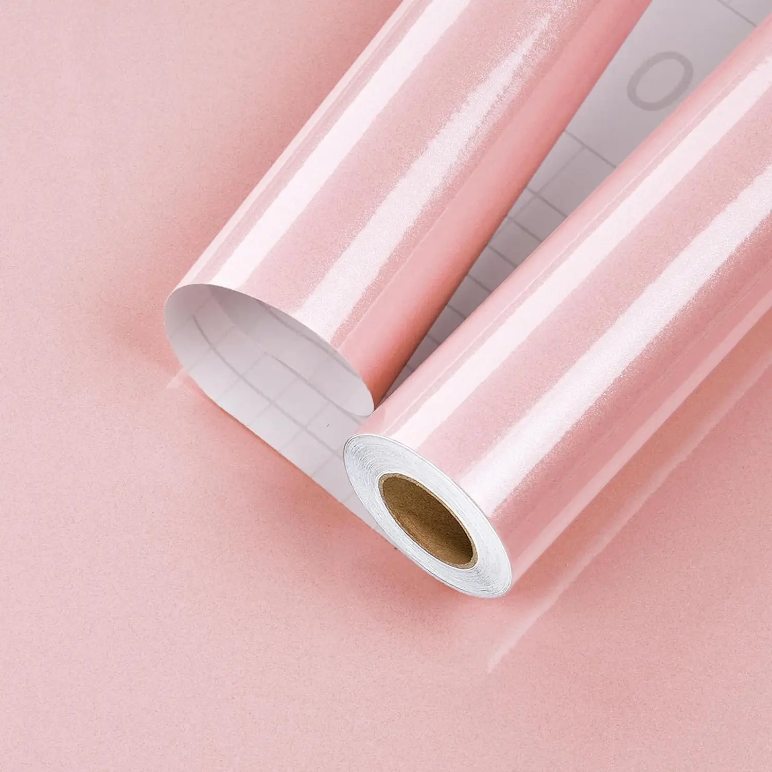 COWINLIFE DECO Wholesale High Quality Pink Waterproof Glitter Peel and Stick Self Adhesive Vinyl Wallpaper for Kitchen Countertop