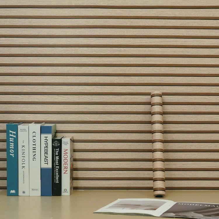 COWINLIFE 3d Wood Peel and Stick Self Adhesive Removable Wall Stickers Wooden Slat Wall Paper for Bedroom Decoration detail 5