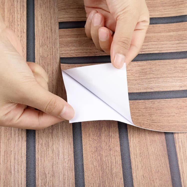 Hot Selling 3D Slat Wood Wallpaper Peel and Stick Self-Adhesive Vinyl Removable Wallpaper for Wall Decor Bedroom detail 2