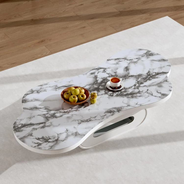 COWINLIFE Black and White Peel and Stick Waterproof Self Adhesive Wall Paper Vinyl Marble Wallpaper for Bathroom Countertops detail 6