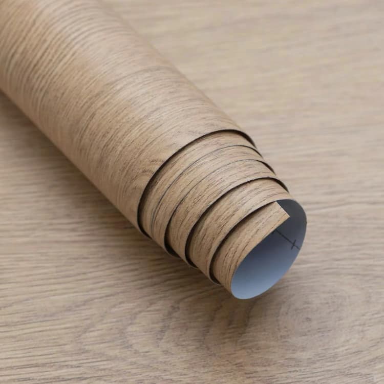 COWINLIFE Removable Wallpaper Peel and Stick Textured Wall Papers Self Adhesive Wood Grain Pvc Film for Kitchen Cabinets detail 1