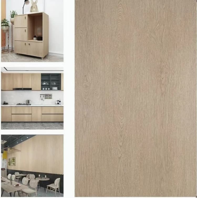 COWINLIFE Removable Wallpaper Peel and Stick Textured Wall Papers Self Adhesive Wood Grain Pvc Film for Kitchen Cabinets detail 2