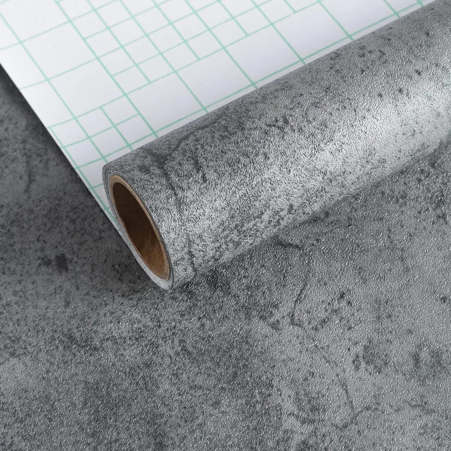 COWINLIFE Thick Matte Vinyl 3d Self Adhesive Removable Wall Paper Cement Concrete Wallpaper Rolls Sticker for Wall Decor