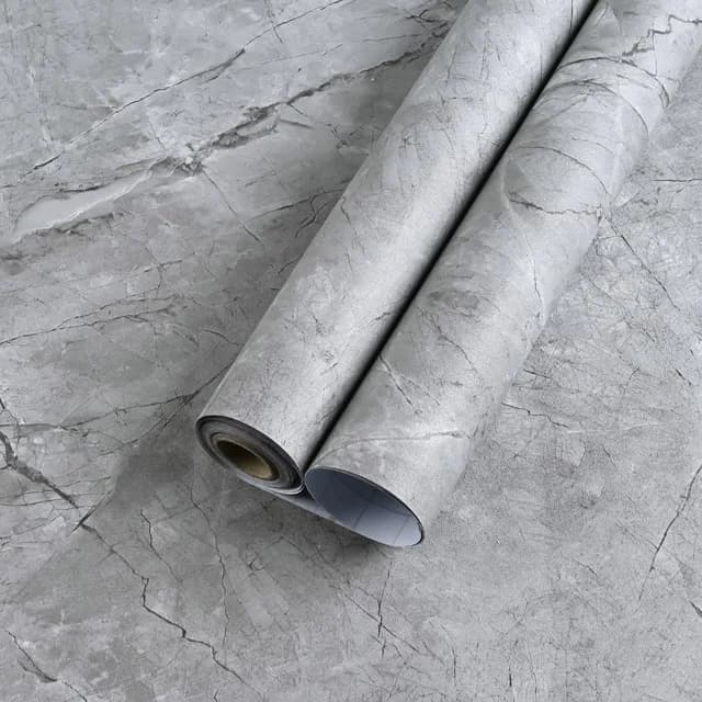 COWINLIFE Matte 3D Peel and Stick Granite Waterproof Self Adhesive Wallpaper Marble Wall Stickers for Bedroom Wall Decor