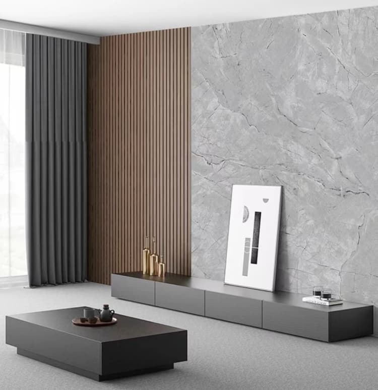COWINLIFE Matte 3D Peel and Stick Granite Waterproof Self Adhesive Wallpaper Marble Wall Stickers for Bedroom Wall Decor detail 2