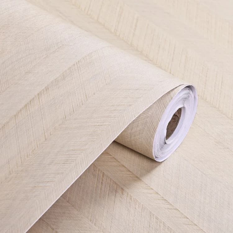 Herringbone Peel and Stick Wallpaper  Home Decoration PVC Self Adhesive Film Wooden Textures Wallpaper Roll for Doors Furniture detail 8
