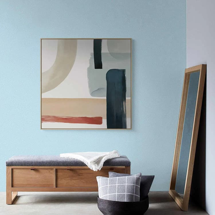 3D Peel and Stick Wallpaper Blue Silk Wallpaper for Bedroom Self-Adhesive Embossed Textured Wallpaper Waterproof detail 3