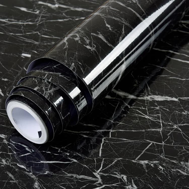 Wholesale Waterproof PVC Vinyl Marble Wallpaper Sticker Peel and Stick Self Adhesive Removable Wallpaper for Kitchen detail 4