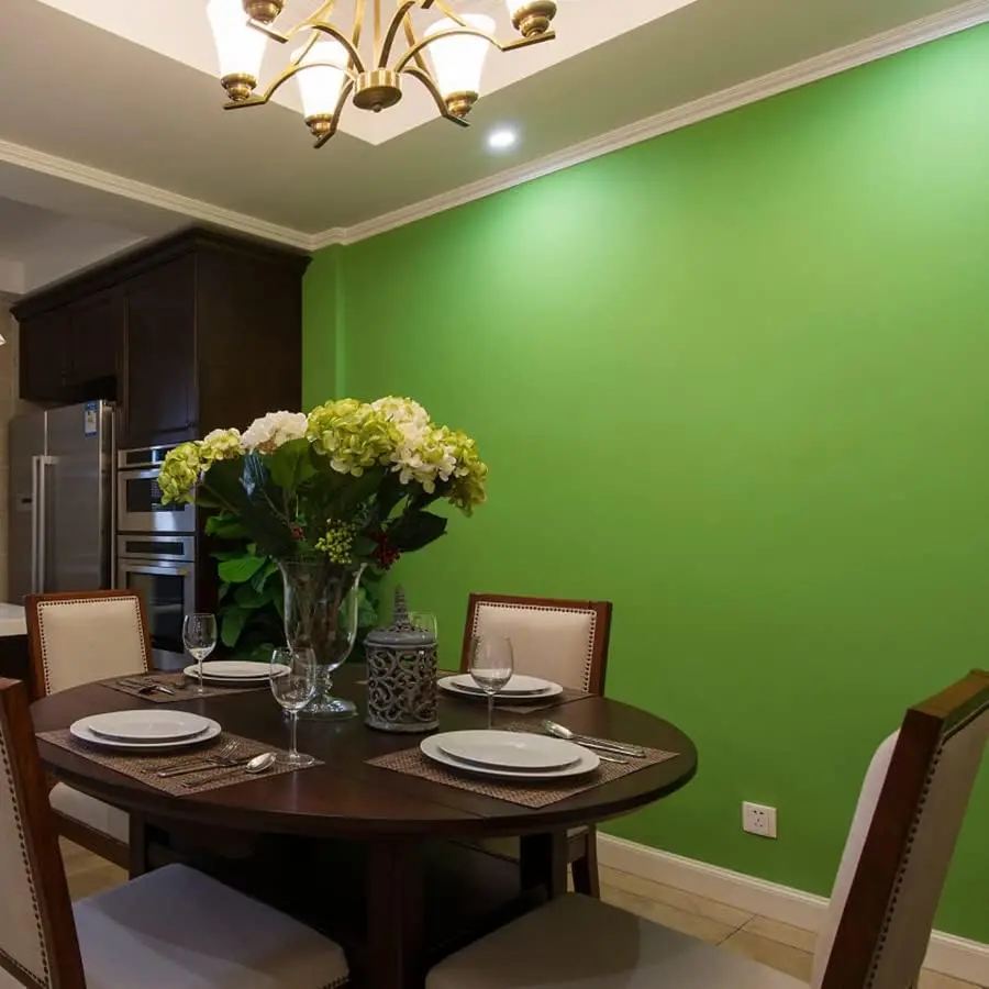 Matte Solid Green Wallpaper Peel and Stick Green Self-Adhesive Wallpaper Waterproof Wallpaper for Natural Bedroom detail 2