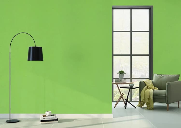 Matte Solid Green Wallpaper Peel and Stick Green Self-Adhesive Wallpaper Waterproof Wallpaper for Natural Bedroom detail 3