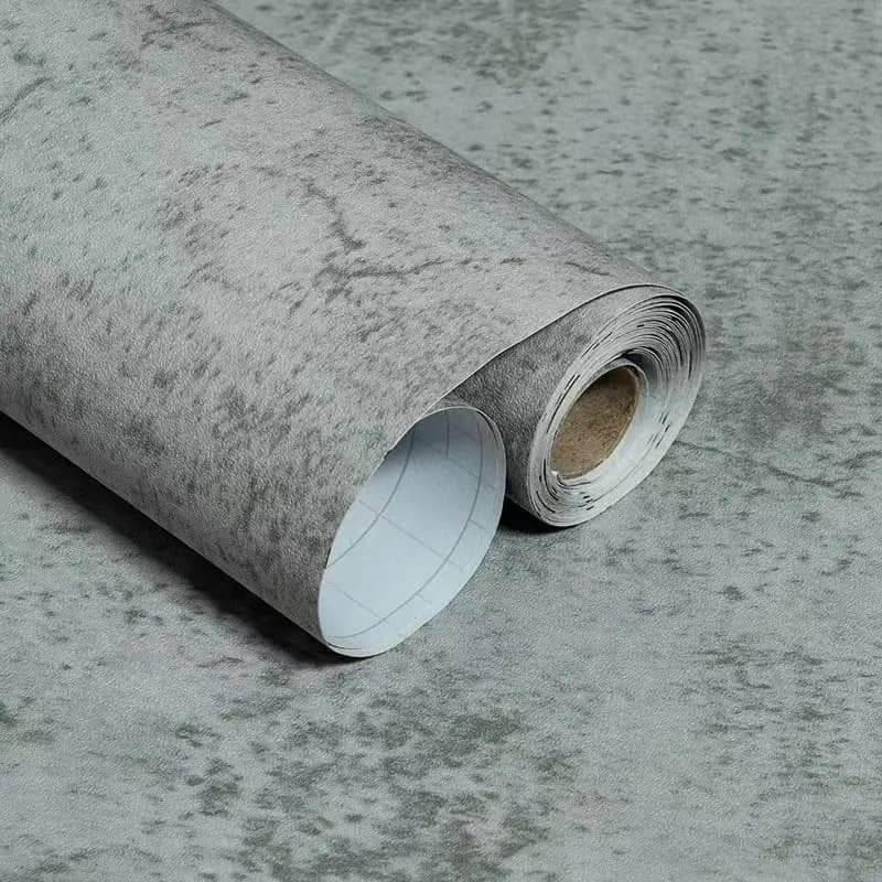 3D Thick Concrete Contact Paper Cement Wallpaper Peel and Stick Vinyl Waterproof Adhesive Wall Sticker for Bedroom