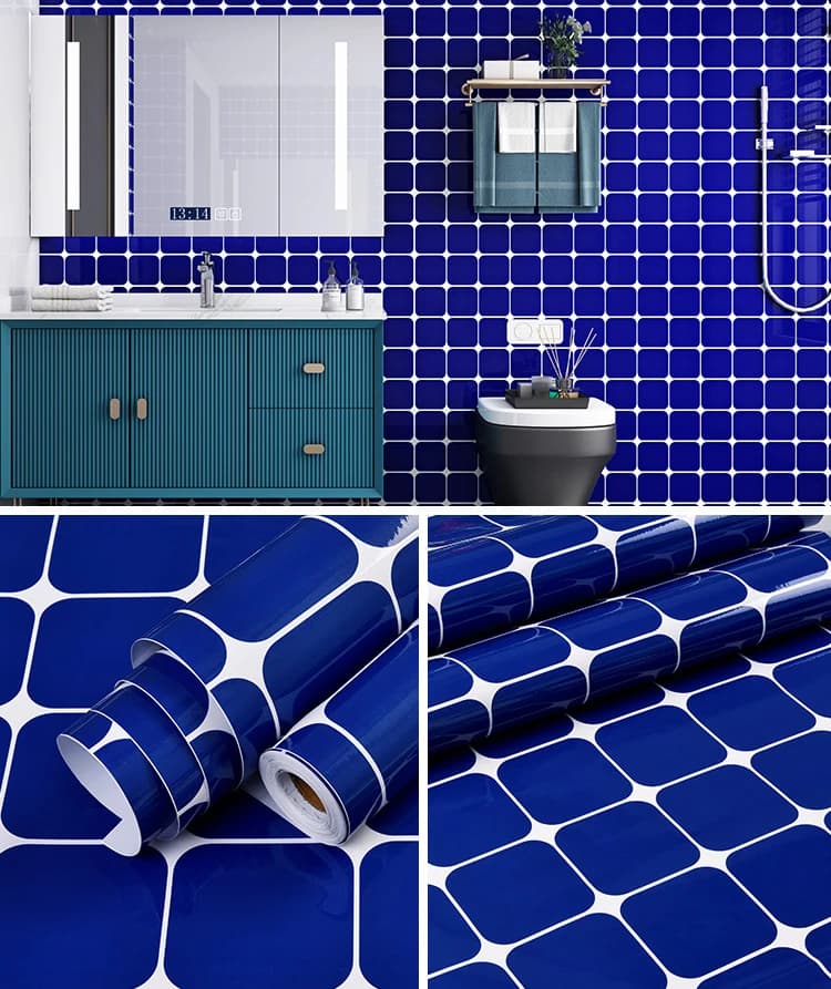 Factory Wholesale 3D Kitchen Wall Mosaic Sticker Waterproof Pvc Self-Adhesive Removable Wallpaper Restaurant Decoration detail 2