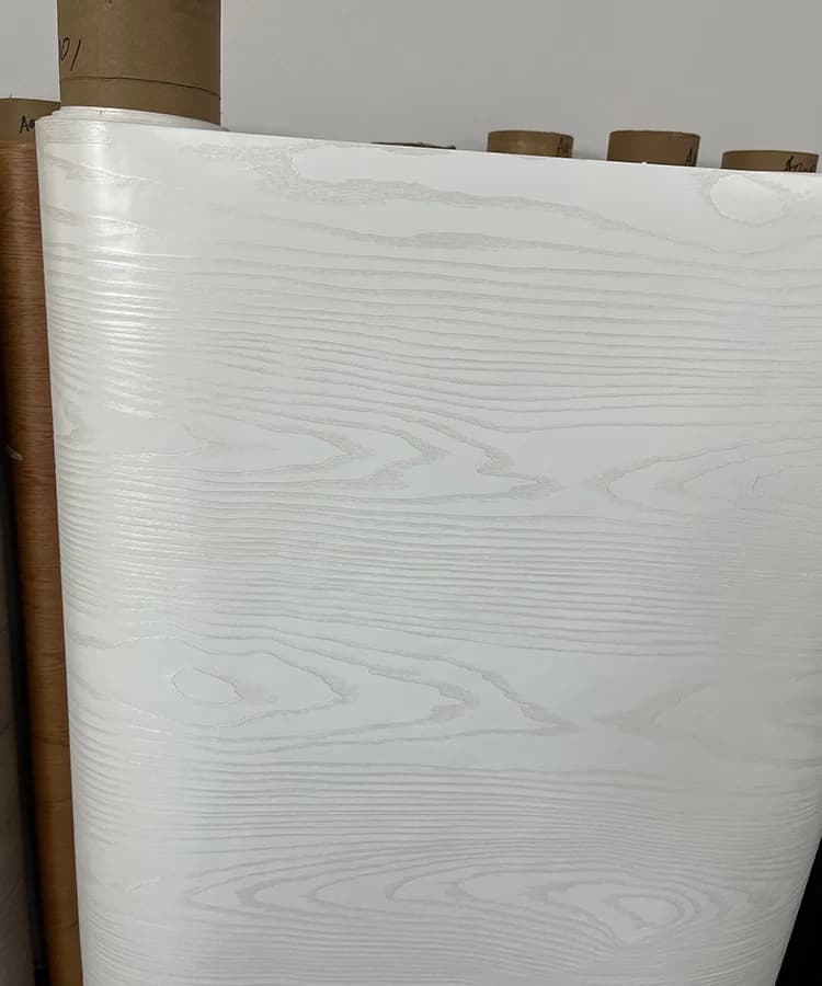Wholesale White Pvc Self Adhesive Natural Grain Wood Color Effect Texture Design Wallpaper  Stickers  for  Bathroom detail 6