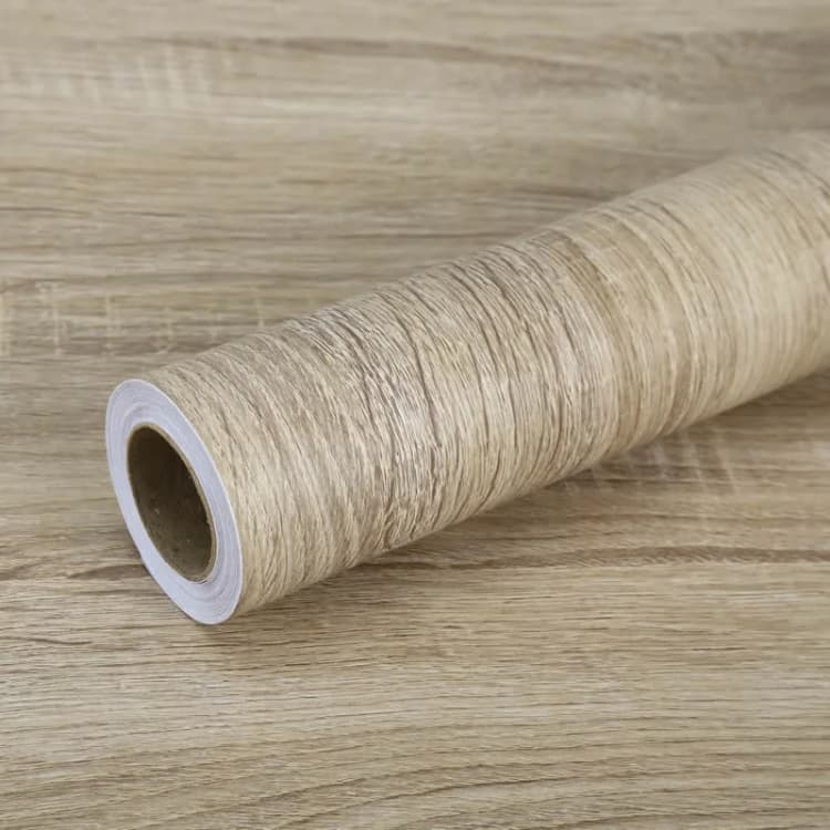 Wood Grain Peel and Stick Film for Cabinets Shelves Drawers Self-Adhesive Panel for Kitchen Removable Wood Textured Wallpaper detail 1