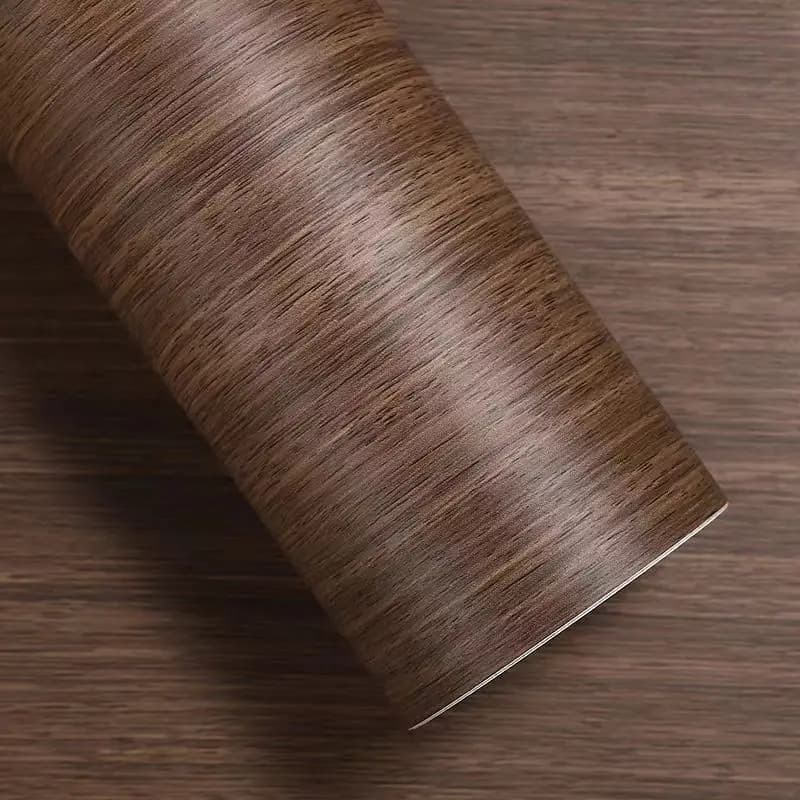 Wholesale Walnut Wood Grain Sticker Peel and Stick Thick Kitchen Wallpaper Waterproof Self Adhesive Vinyl Removable