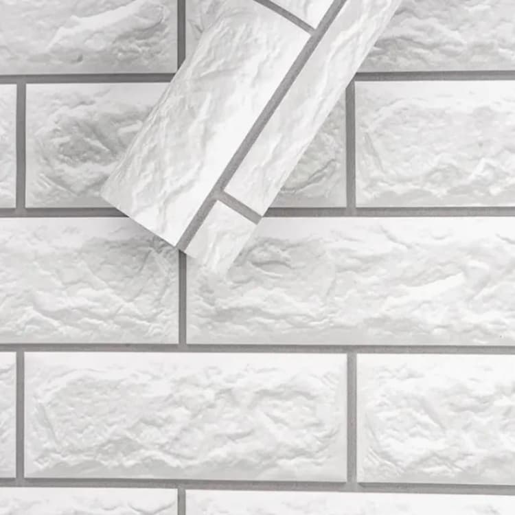 Home Decoration 3D Texture Brick Self Adhesive Wall Paper Interior Peel and Stick Wallpaper Roll Bricks for Living Room Bedroom detail 1