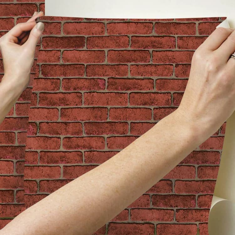 Home Decoration 3D Texture Brick Self Adhesive Wall Paper Interior Peel and Stick Wallpaper Roll Bricks for Living Room Bedroom detail 6