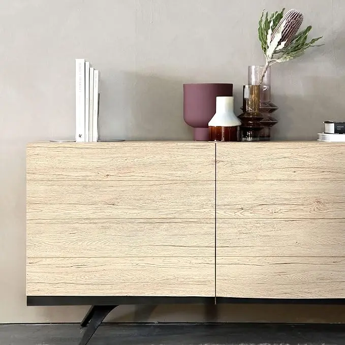 Factory Wood Sticker Vinyl Kitchen Cabinet Bedroom Furniture Renovation Waterproof Decor Self Adhesive Wallpaper detail 3