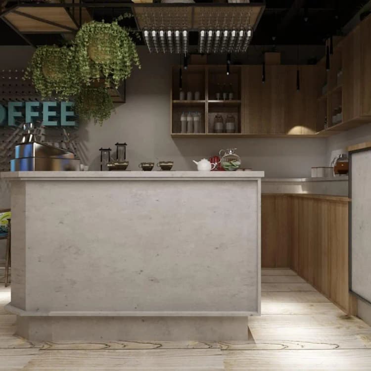 3D Matte Light Grey Concrete Cement Wallpaper Vinyl Texture PVC Self Adhesive Removable Wall Paper for Bathroom detail 5