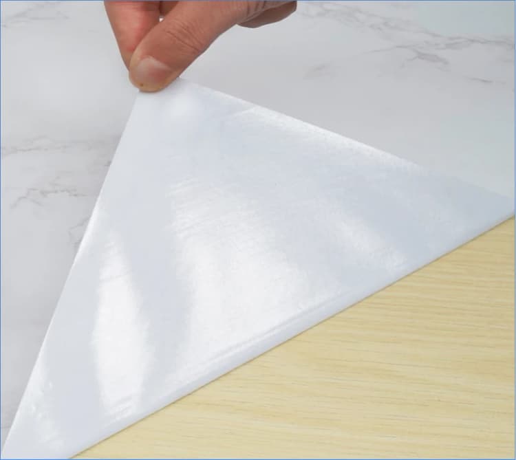 Waterproof Marble Sticker Self Adhesive Contact Paper Kitchen Bathroom Sticker White Marble Vinyl Wallpaper Home Decoration detail 6