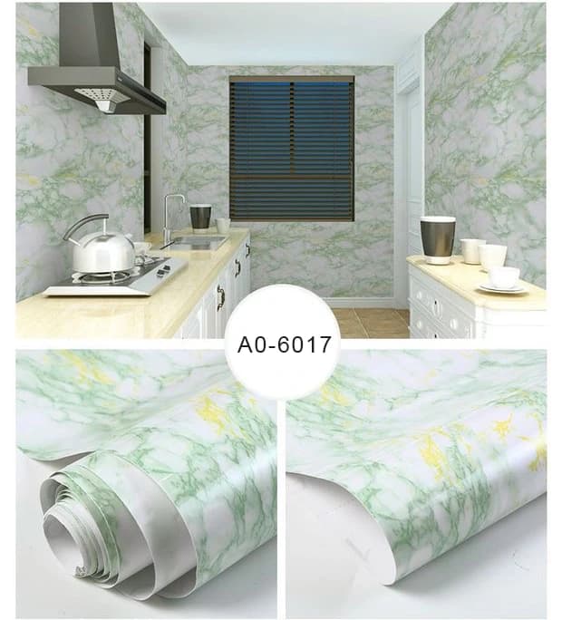 Marble Self-Adhesive Wallpaper Home Decoration Waterproof Removable Pvc Granite Peel and Stick Wallpaper for Kitchen Bathroom detail 3