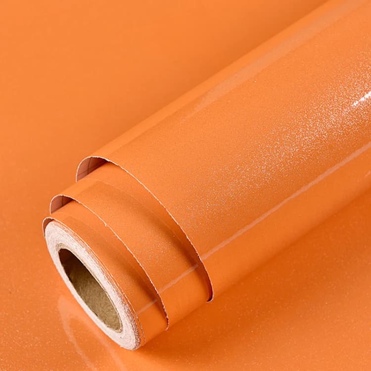 Vinyl Waterproof Glitter Self-Adhesive Removable Flash Wallpaper Peel Affixed to Smooth Surface Pvc Kitchen Cabinet Wall Paper detail 1