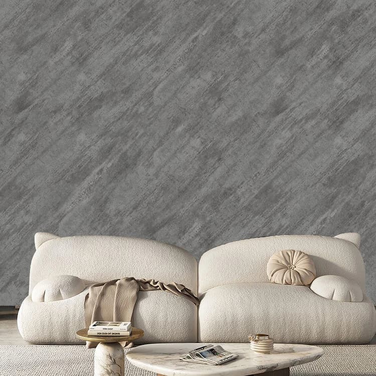 Free Sample Morden 3D Cement Texture Black Grey Peel and Stick Pvc Bar Store Decor Concrete Wallpaper Self Adhesive Wall Paper detail 5