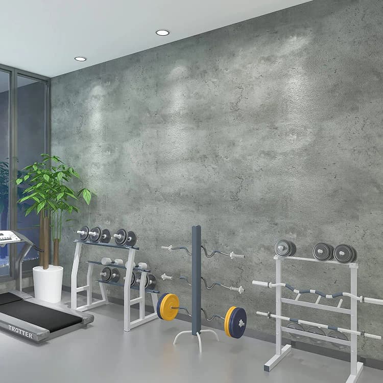 Morden Wallpaper Designs 3D Pvc Self Adhesive Concrete Cement Wallpaper Wall Covering for Bathroom Kitchen Cabinets Countertop detail 3