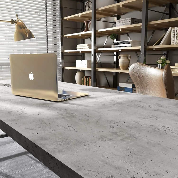 Morden Wallpaper Designs 3D Pvc Self Adhesive Concrete Cement Wallpaper Wall Covering for Bathroom Kitchen Cabinets Countertop detail 4