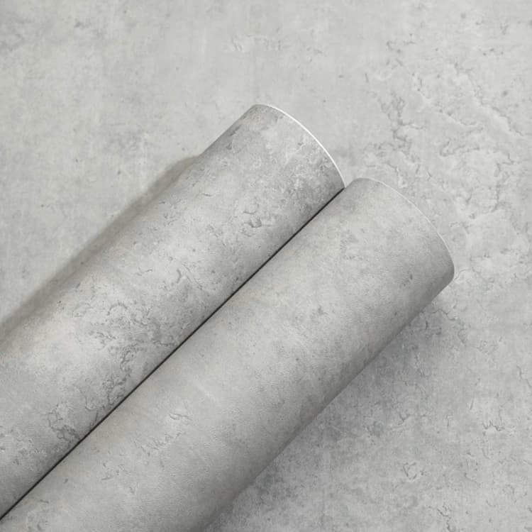 Morden Wallpaper Designs 3D Pvc Self Adhesive Concrete Cement Wallpaper Wall Covering for Bathroom Kitchen Cabinets Countertop detail 6