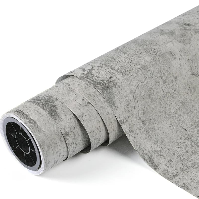 Chinese Manufacturers 3d Cement Wallpaper Thick Peel and Stick Industry Style Waterproof Pvc Vinyl Self-adhesive Decor Wallpaper